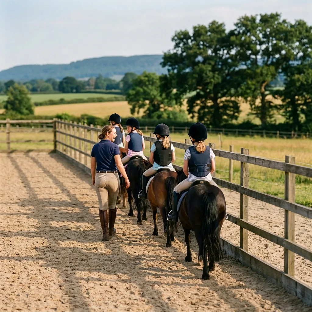 Cours de poney à Etaux, Haute-Savoie